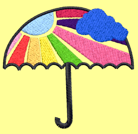 parapluie coloré